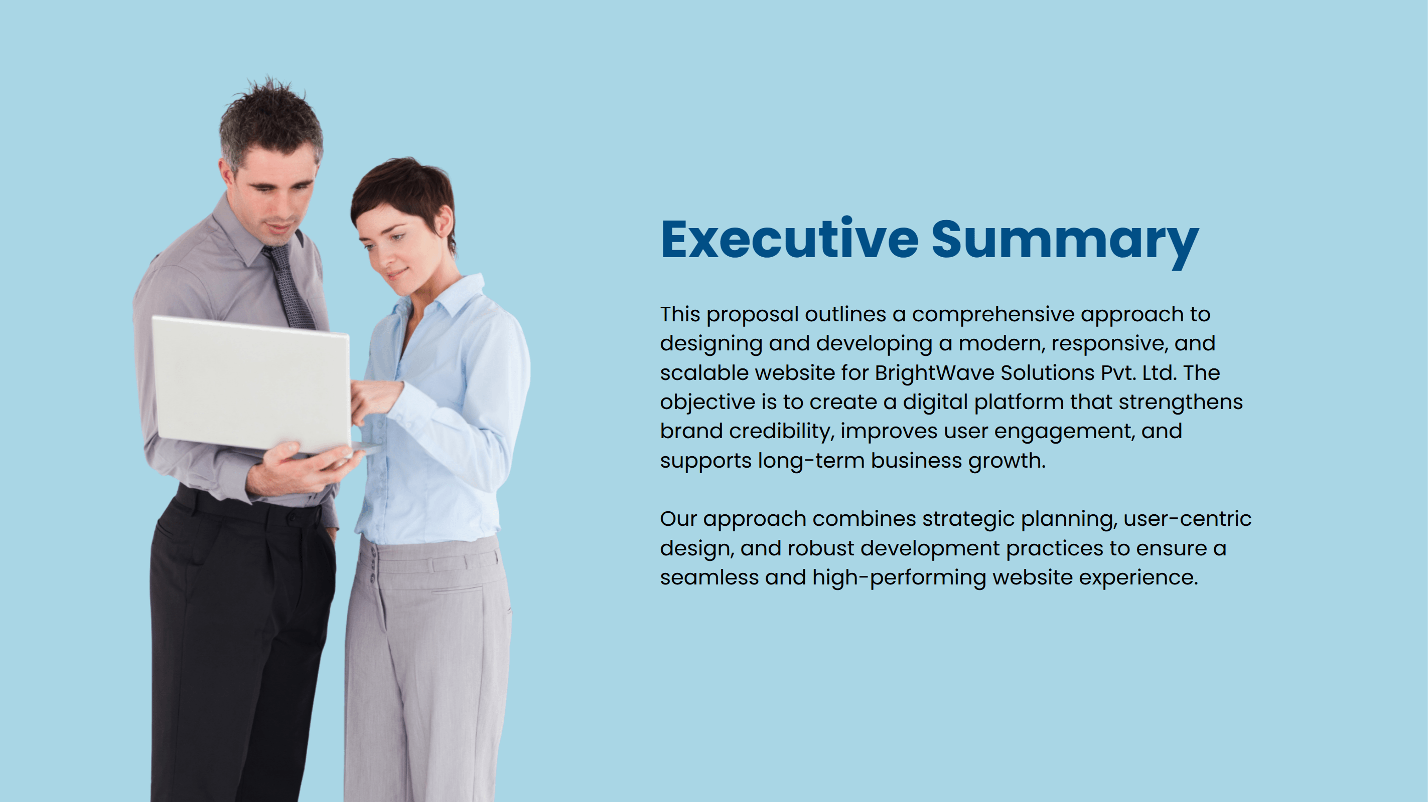 Website Development Proposal Executive Summary