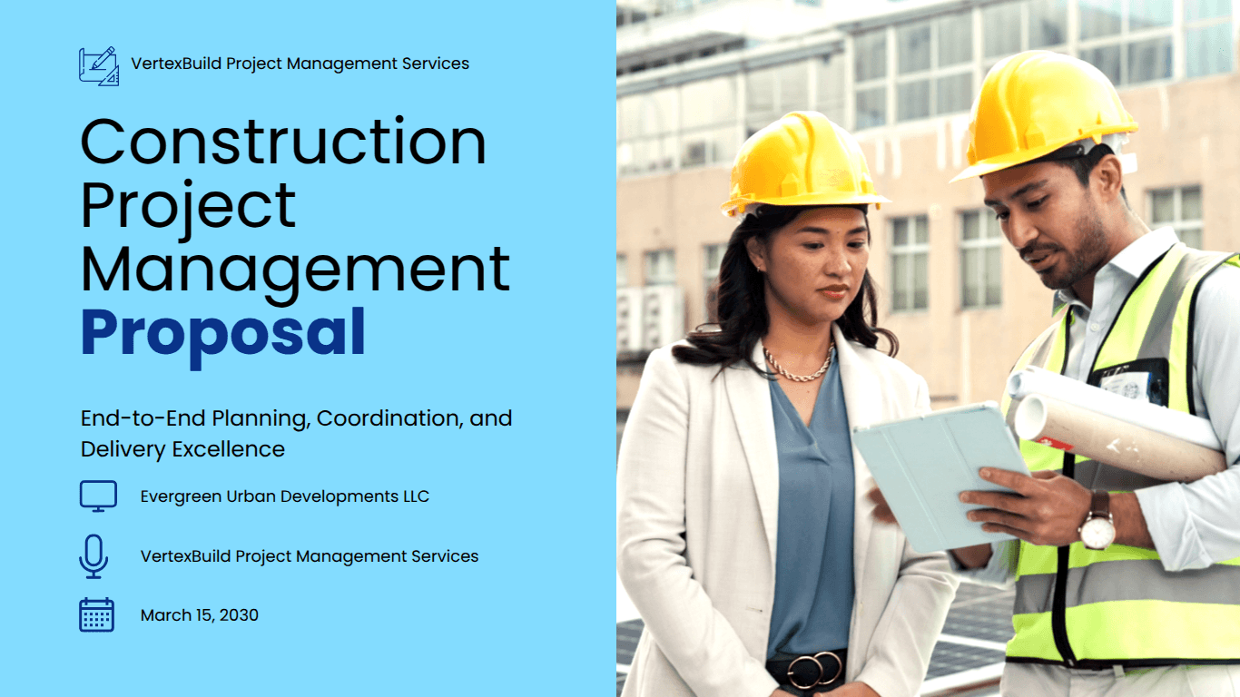 Construction proposal template