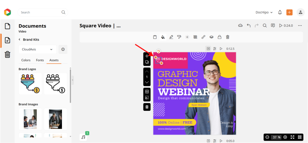 adding brand elements to the webinar video adding brand elements to the webinar video