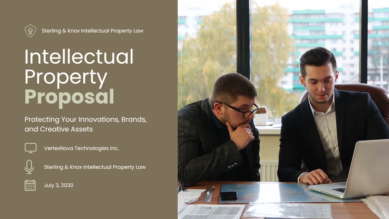 Intellectual Property Proposal Template