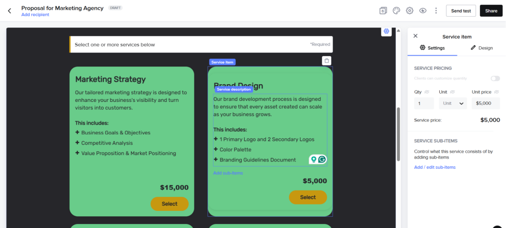 Honeybook proposals Honeybook proposals