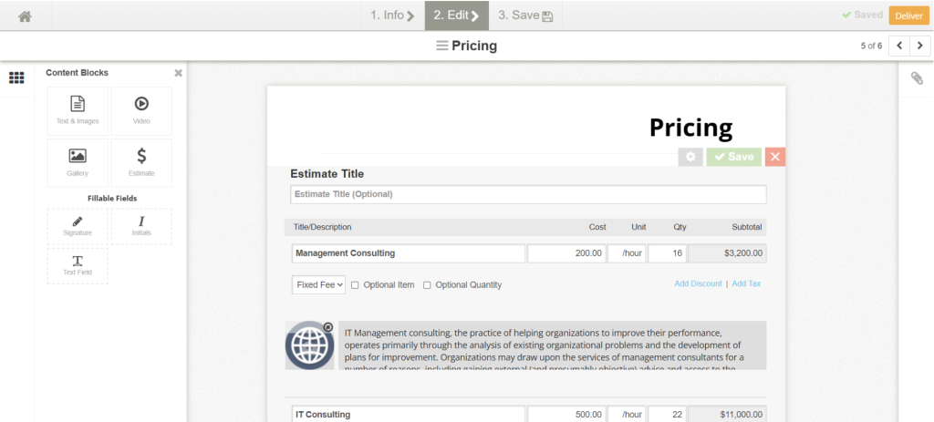 Proposal software for small businesses: Proposable Proposal software for small businesses: Proposable