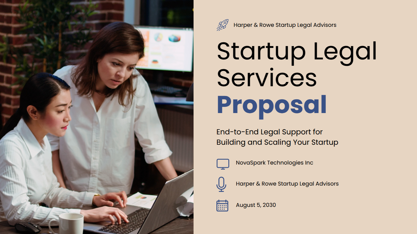 Startup Legal Services Proposal Template in DocHipo