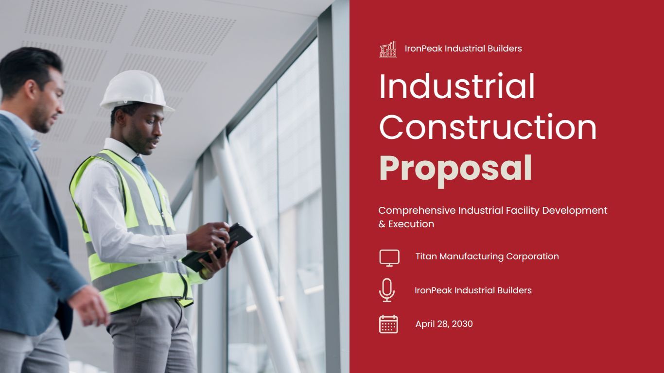 Industrial Construction Proposal Template