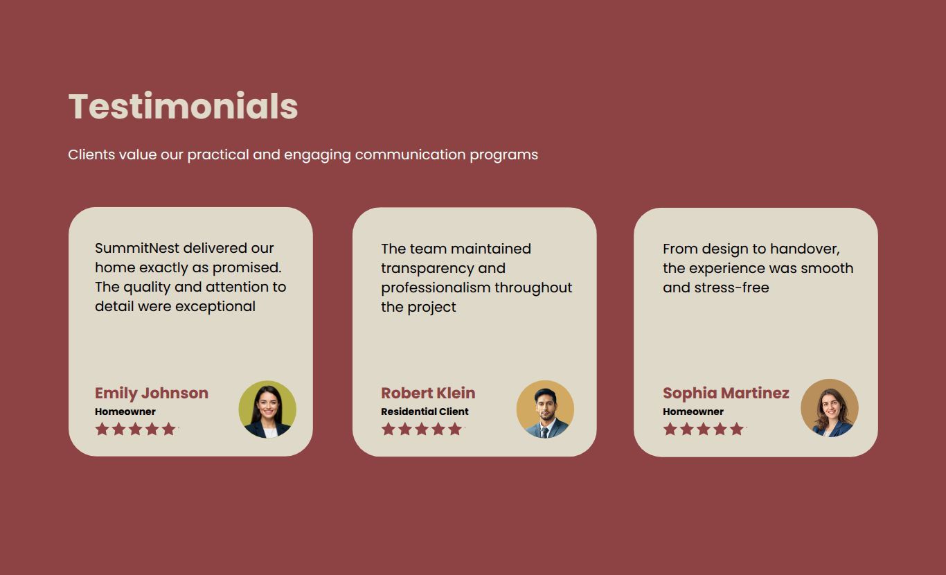 Testimonials